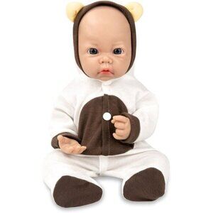 Vollence 17 inch Reborn Silicone Baby Dolls Full Body Girl Anatomically Correct